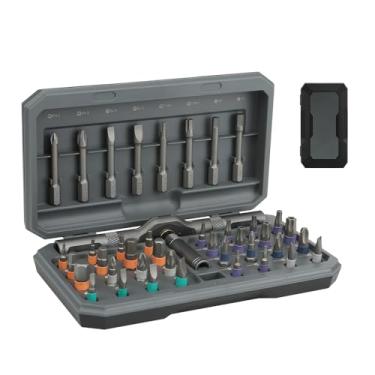 Imagem de Conjunto de chaves de fenda magnéticas 42 em 1, mini chave de fenda de precisão removível, kit de ferramentas magnéticas de precisão DIY para computador, celular, laptop, console de jogos, relógio