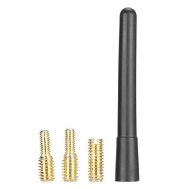 Imagem de Antena Curta do Carro, AM FM Radio Signal Aerial Com 3 Parafusos, Revestimento de Plástico Preto de Alumínio Durável, para a Maioria Dos Carros Com Montagem