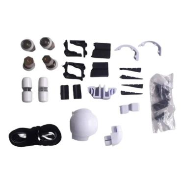 Imagem de 2X 01 Kit De Acessórios Para Box De Banheiro De Canto