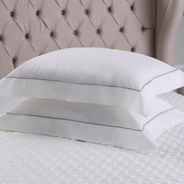 Imagem de FRONHA NATU PALLINA PRATA 100% ALGODÃO CETIM 300 FIOS 50X90