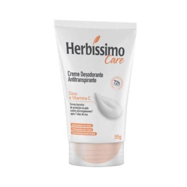 Imagem de Desodorante Cremoso Herbíssimo Care Coco E Vitamina C 55g