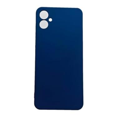 Imagem de Capa Capinha Compatível Com Samsung Galaxy a06 A065 tela 6.7 Silicone Aveludada Premium Azul escuro
