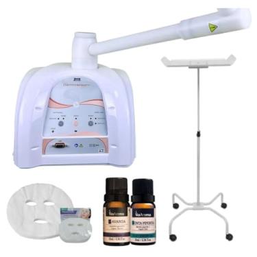 Imagem de Kit Dermosteam Ibramed Vapor de Ozônio bactericida 220v com Carrinho