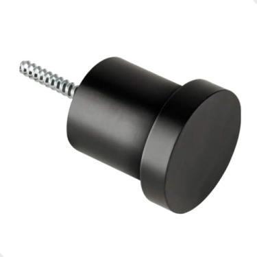 Imagem de Suporte de MDF para espelho, pino de fixação, parafuso/plugue(Preto)