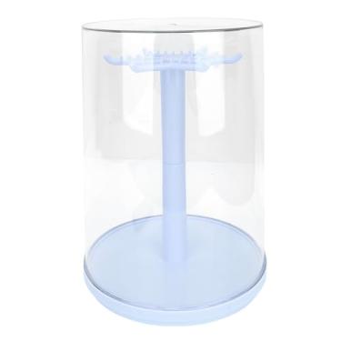 Imagem de AUNMAS C Outos de Exibição Limpa para Boneca, Caixa de Armazenamento de Plástico Com Capa Collectibles Protective Showcase for Doll Collection (Azul -celeste)