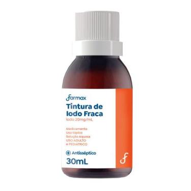 Imagem de Tintura de Iodo Fraca Farmax com 30ml
