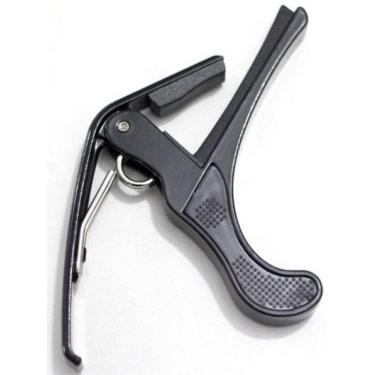 Imagem de Capotraste Abraçadeira Violão Guitarra Dolphin Metal Preto