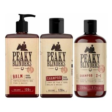Imagem de Kit Balm Shampoo Barba E Cabelo Peaky Blinders Don Alcides