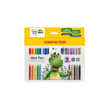 Imagem de Hidrocor Compactor Neopen com 24 Cores, UNICA