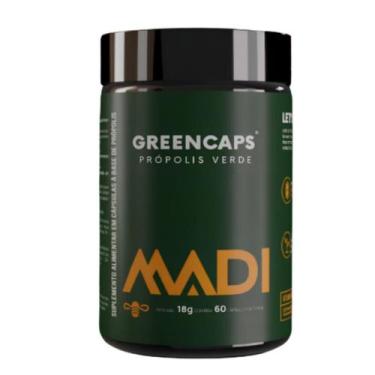 Imagem de Extrato de Própolis Verde MaDi GreenCaps 60 Capsulas, Sem Sabor