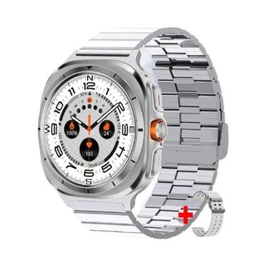 Imagem de Relógio Inteligente Masculino 2025 Novo Com Tela AMOLED HD De 7 Polega