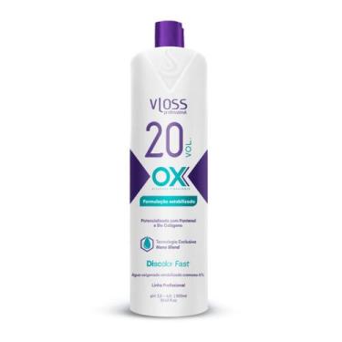 Imagem de Agua Oxigenada OX Emulsão Vloss Profissional 20 Vol. 900ml - Vloss Cos