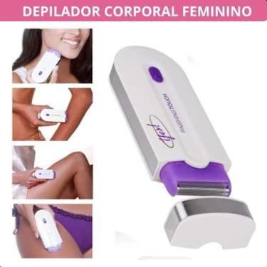 Imagem de Depilador Feminino Elétrico Removedor de Pelos Facial - FAZA