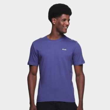 Imagem de Camiseta Fila Classic Masculina, Azul, P