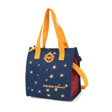 Imagem de Lancheira Infantil Mulher Maravilha Luxcel LA51636WW Azul