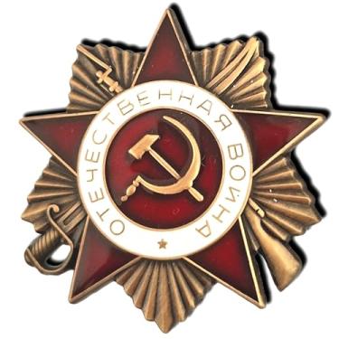 Imagem de FREECROWS Ordem Soviética da Guerra Patriótica – Réplica Militar da Segunda Guerra Mundial da URSS