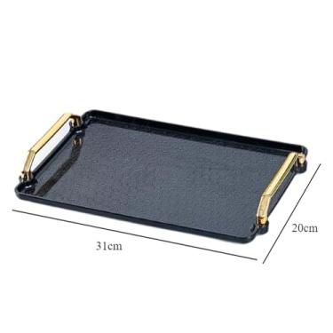 Imagem de Fenteer Capa de Almofada Elegante para Sofá E Bandeja Decorativa para Servir, Organizador de Mesa para Sala de Estar, Escritório, Dormitório, Carro, Hotéis, D
