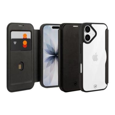 Imagem de Gshield Capa Case Capinha Carteira Dual com Slot para Cartão, Proteção RFID e Fecho Magnético, Frente e Verso (Preta, iPhone 17)