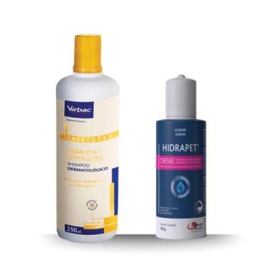 Imagem de Combo Hexadene Shampoo Antisséptico 250ml e Hidrapet Creme Hidratante 