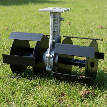 Imagem de Enxada Rotativa Para Roçadeiras 360mm Tubos 26mm e 28mm Eixo Quadrado e Estriado (26mm 9 Estrias)