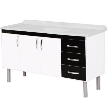 Imagem de Armário Tóquio 116,2cm Preto - 539215 - A.j. Rorato Armário Tóquio 116,2cm Preto - 539215 - A.j. Rorato