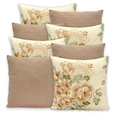 Imagem de Kit 8 Capas de Almofadas Favinho 40x40 C/ Zíper PIQUET Estampadas - Be