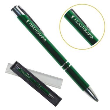 Imagem de Caneta Personalizada Cursos Metal Profissional Coloridas Fisioterapia 