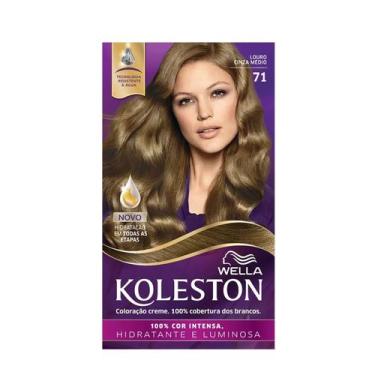 Imagem de Tintura Creme Koleston 71 Louro Cinza Medio, Louro Cinza Médio