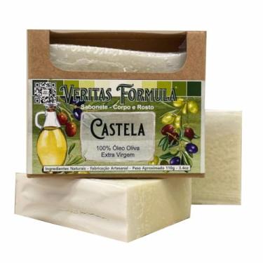 Imagem de Sabonete Artesanal de Castela – 100% Azeite de Oliva Extra Virgem – Hipoalergênico, Suave e Natural – 110g