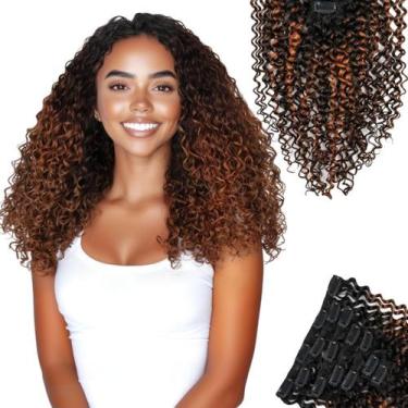 Imagem de Extensões Clip In SIYUSI Kinky Curly 100% Brazilian Remy