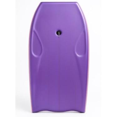Imagem de Prancha de Surf, Prancha Bodyboard Semi e Fundo Rigido, 100cmx Largura 53cm X Espessura 6,7 Cm(Lilas,Leash Braço All Stick)