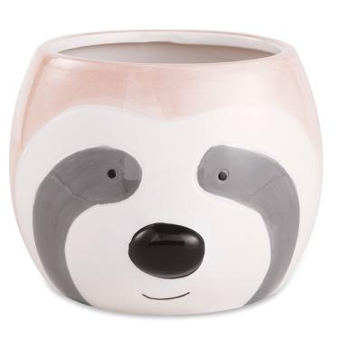 Imagem de Cachepot "Preguica" Rose Em Ceramica 12x16 cm M02 - D'Rossi