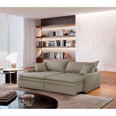 Imagem de Sofá Elegance Veludo 2 Módulos 100 Cm B25 Cm Meu Sofá Online B002 Veludo Capuccino