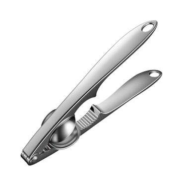 Imagem de KiBcsLic Quebra-nozes, descascador de castanhas, alicate ergonômico antiderrapante para abrir nozes e pinhões, ideal para encontros familiares e domésticos.