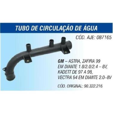 Imagem de Tubo de fluxo de água Chevrolet Astra 1999 a 2011 AJE 087165