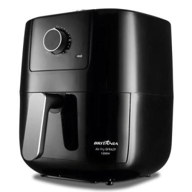 Imagem de Air Fryer Britânia 3L Revestimento Antiaderente 1300W 220V, Preto, 220