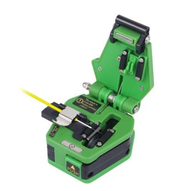 Imagem de Cutelo de fibra óptica, FTTH ferramenta de emenda de fibra de alta precisão com lâmina de aço de tungstênio de 16 posições para corte de cabos, verde