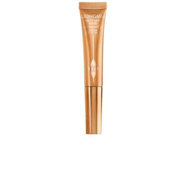 Imagem de Charlotte Tilbury Maquiagem iluminadora líquida Glowgasm Beauty Light Wand – Iluminador rosa suave e blush para bochechas – acabamento radiante perolado e leve – Goldgasm
