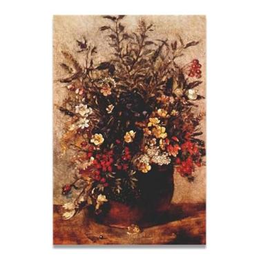 Imagem de LKXGRRSFG Berries And Flowers In Brown PotJohn Constable Canvas: Authentic 19th C British Nature Scenes, Royal Academy Art 39.9 x 59.9 cm Sem moldura