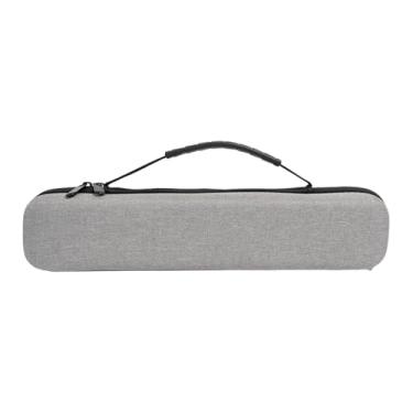 Imagem de MotiveTech Bolsa de viagem para chapinha de cabelo, organizador com alça, estojo rígido em EVA para guardar modeladores de cachos, Cinza