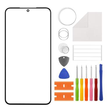 Imagem de Duotipa Painel de vidro frontal de 6,1 polegadas para Samsung Galaxy S23 SM-S911B, substituição da tela de vidro da lente externa frontal com kit de ferramentas de reparo OCA - sem tela LCD e