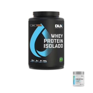 Imagem de Kit Whey Protein Isolado 900g Cookies + Creatina Monohidratada DUX 300g