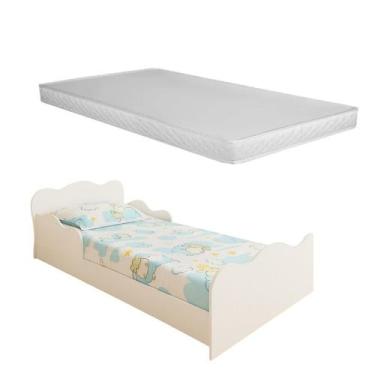 Imagem de Mini cama montessoriana juvenil menino/menina com colchão incluso - br