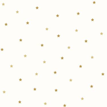 Imagem de Papel de Parede Fofura Baby Estrelas Marrom FF4048