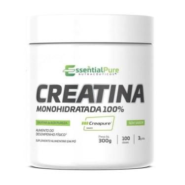 Imagem de Creatina 300g Monohidratada Pura Sem Sabor Essential Pure - Essenntial
