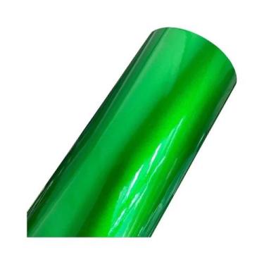 Imagem de Filme Vinílico Verde Para Envelopamento De Carros, Autoadesivo, Premiu
