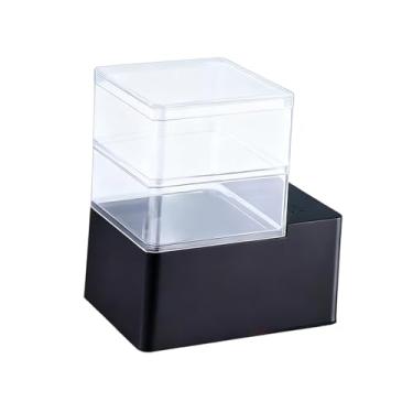 Imagem de IEUDNS Acessório para Dispensador Automático de Ração para Aquários Redondos de 5cm a 2cm de Espessura - Alimentador Automático de Peixes, 240 Ml