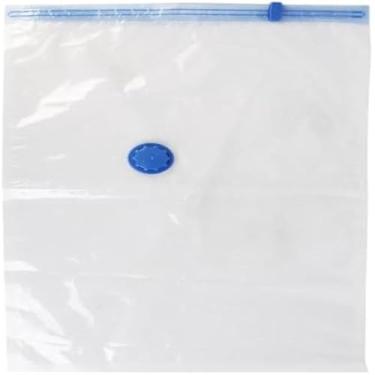 Imagem de Sacos grandes para guardar roupa, otimizando espaco, plastico resistente, translucidos, hermeticos, 3 unidades,eficiente, duravel