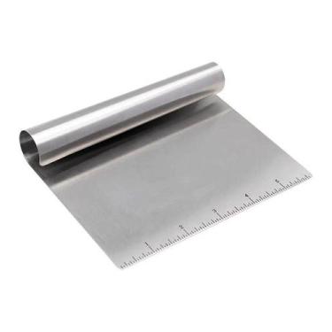 Imagem de Espátula Cozinha 15cm Largura Por 12cm Aço Inox Com Régua Rita Lobo - 