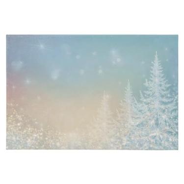 Imagem de CEBUGI Tapete de área 60 x 90 cm macio lavável tapete antiderrapante com suporte de borracha tapetes de área de árvore de Natal para sala de estar, quarto, decoração de casa